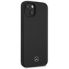 Etui Mercedes Silicone Line na iPhone 13 mini - czarne