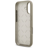 Etui Guess Silicone Big 4G Script do     iPhone 17 brązowy