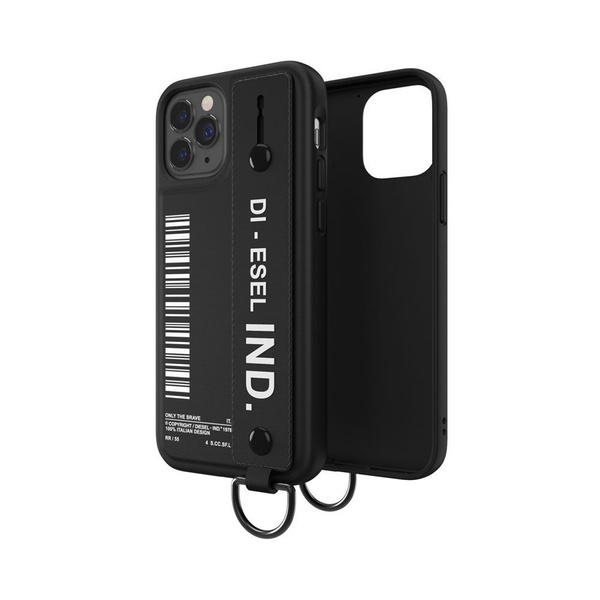 DIESEL HANDSTRAP CASE IPHONE 12 / 12 PRO 6,1" BLACK