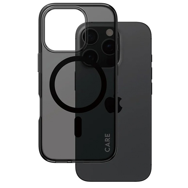 CARE by PanzerGlass Flagship Case iPhone  16 Pro 6.3" dymny/smokey MagSafe 1350