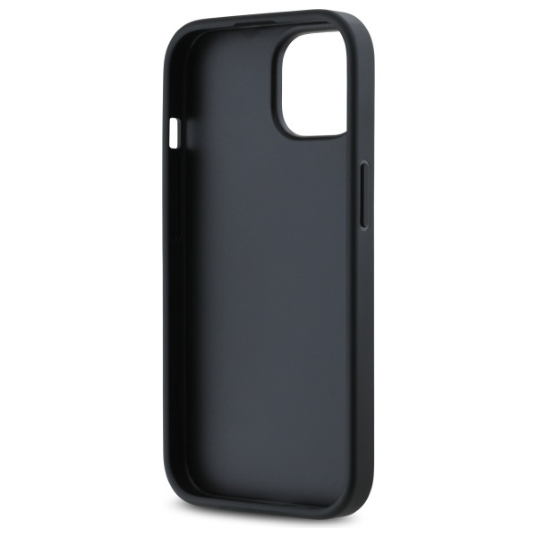 DKNY DKHCP15SPQDSLK iPhone 15 6.1"       czarny/black Quilted Stack Logo