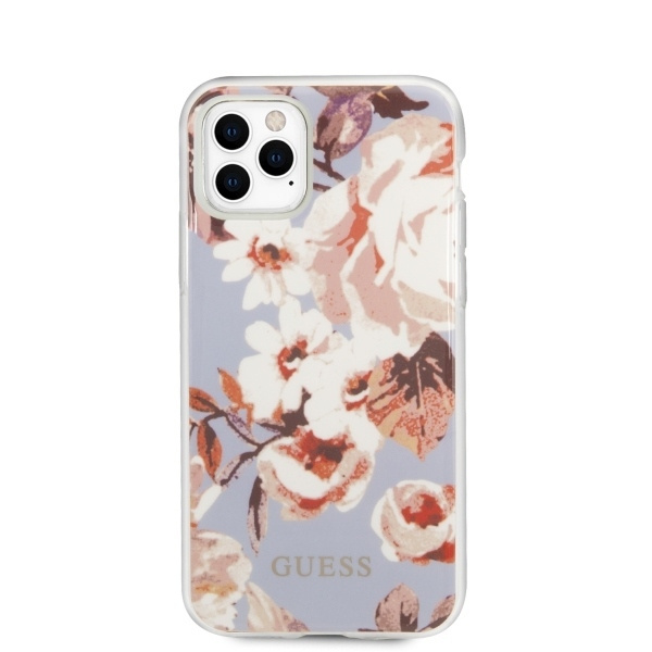 GUESS GUHCN65IMLFL02 IPHONE 11 PRO MAX LILIOWY/LILAC N ° 2 FLOWER COLLECTION