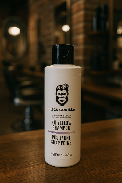 Slick Gorilla No Yellow Shampoo for blonde, bleached and grey hair, 200ml