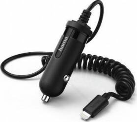 Hama Lightning Car Charger 1 A Black