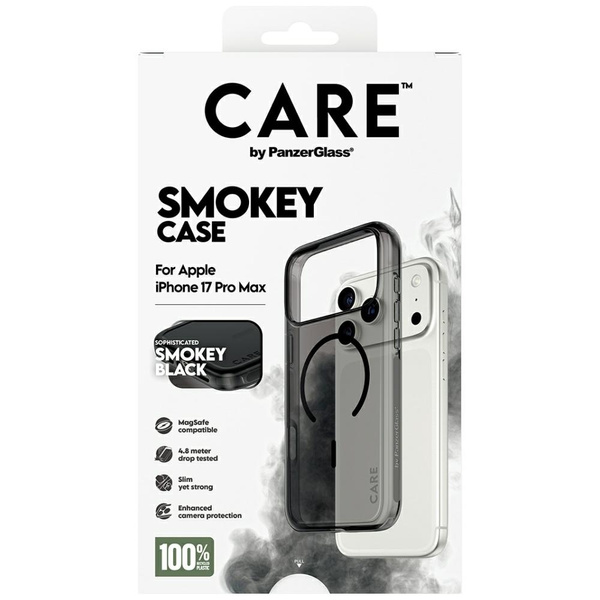 Etui CARE by PanzerGlass Flagship Urban  Explorer w. Black MagSafe do iPhone 17 Pro Max dymny