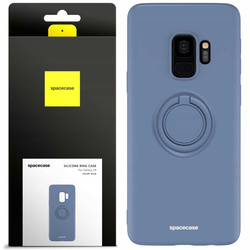 Spacecase Etui Silicone Ring Galaxy S9 blue