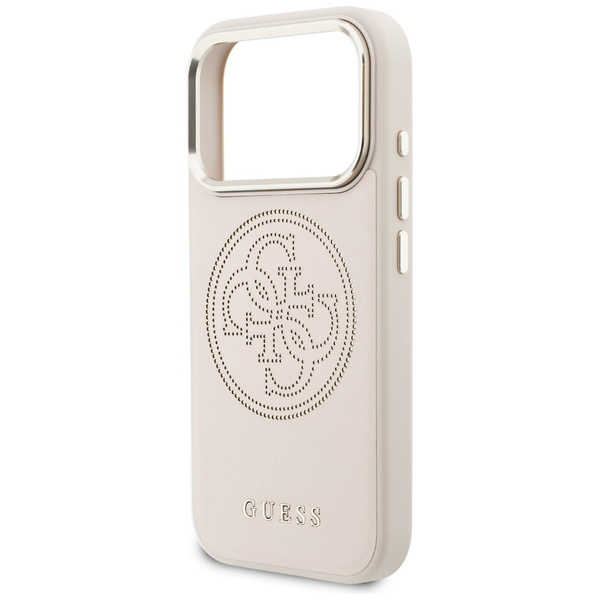 Etui Guess Perforated 4G MagSafe do      iPhone 17 Pro różowy