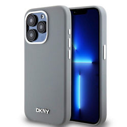 Etui DKNY iPhone 15 Pro DKNY Liquid Silicone Metal Logo Case - kompatybilny z Magsafe