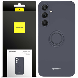 Spacecase Etui Silicone Ring Galaxy A35 5G black