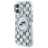 Karl Lagerfeld KLHMP16SHMCKMHT iPhone 16 6.1" przezroczysty/transparent IML Monogram Karl&Choupette Head MagSafe
