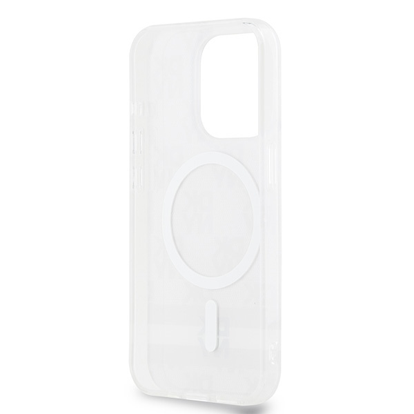 DKNY DKHMP14XHCPTSE iPhone 14 Pro Max6.7" beżowy/beige hardcase IML Checkered Mono Pattern & Printed Stripes MagSafe