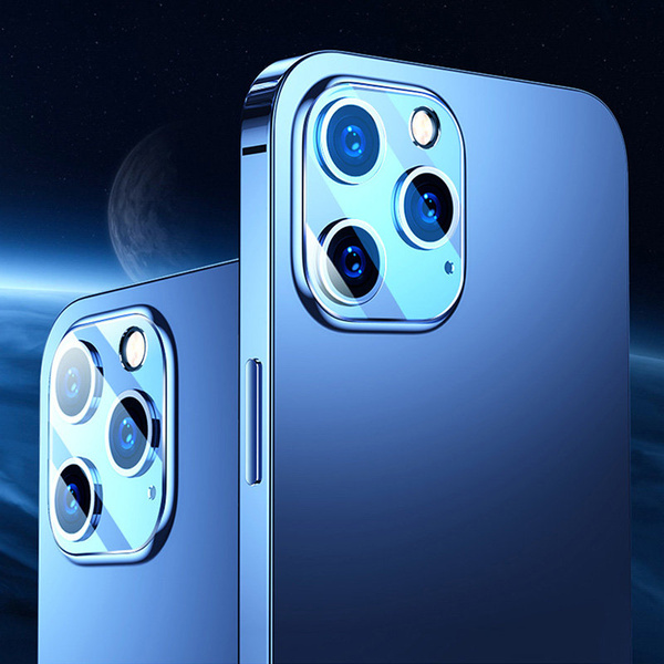 Joyroom Mirror Series szkło hartowane na cały aparat obiektyw kamerę do iPhone 12 przezroczysty (JR-PF730)