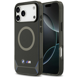 Etui BMW M IML Metal Buttons & Logo MagSafe do iPhone 17 Pro Max niebieski