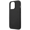AMG AMHCP14LDOLBK iPhone 14 Pro 6.1 "black / black hardcase Leather Hot Stamped