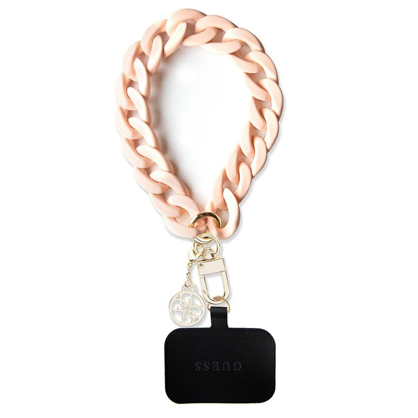 Guess GUOUCBMC4MP Universal Big HandStrap różowy/pink Acrylic 4G Charm