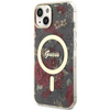 Guess GUHMP14SHCFWSA iPhone 14 / 15 / 136.1" zielony/khaki hardcase Flower MagSafe