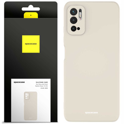 Spacecase Etui Silicone Case Poco M3 Pro/Note 10 5G bone