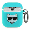 KARL LAGERFELD KLA2UCHFL AIRPODS 1/2 COVER BLUE/BLUE CHOUPETTE