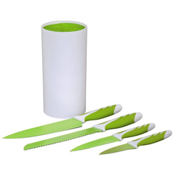 Set of 4 Xavax Screw Knives, Green and White