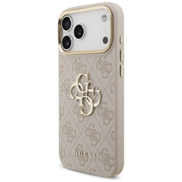 Etui Guess 4G Big 4G Classic Logo Big    Strap Metal Buttons do iPhone 17 Pro Max różowy