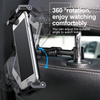 Baseus Backseat Car Mount SUHZ-01 Car Headrest Holder for Tablets / Smartphones 4.7-12.9" - Black