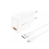 FONENG ładowarka sieciowa EU54 18W 1xUSB QC3.0 + kabel Lightning Biały