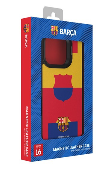 Etui do FC Barcelona iPhone 16 Pro Max Magnetic Case MagSafe OCFCBMCIP16PMMF MF