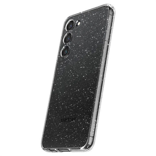 Etui Spigen Liquid Crystal na Samsung Galaxy S23 - przezroczysto-brokatowe