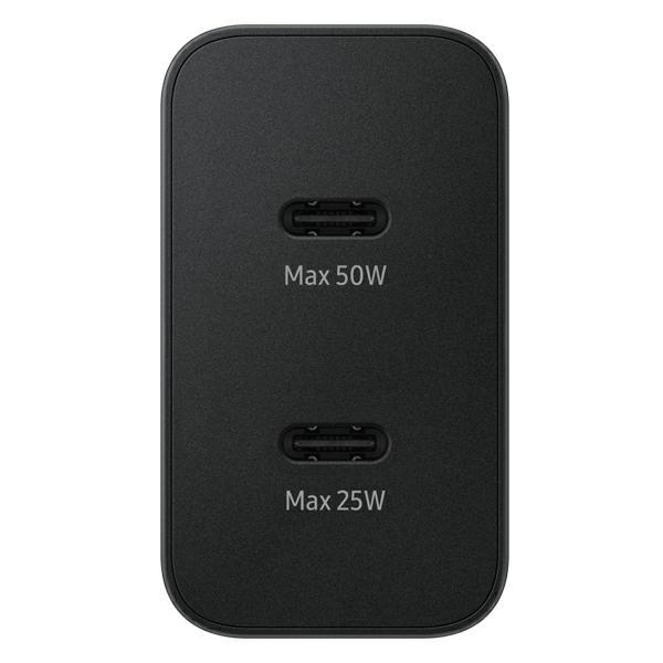 Ład. siec. Samsung EP-T5020XBEGEU PD 50W+ kabel USB-C/USB-C 5A 1.8m Super Fast Charge czarny/black