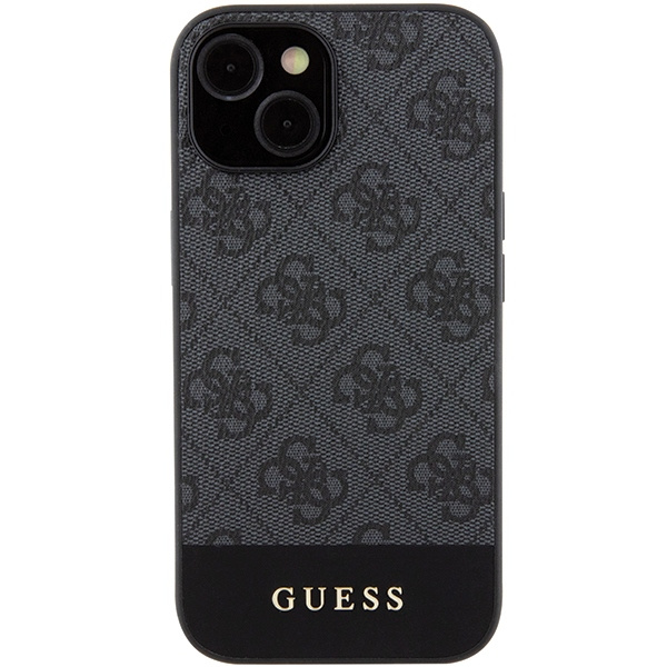 Guess GUHCP15SG4GLGR iPhone 15 / 14 / 136.1" szary/grey hardcase 4G Stripe Collection