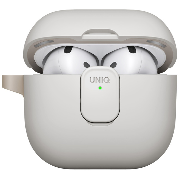 Etui UNIQ Clyde do AirPods 4 Lock Case   beżowy