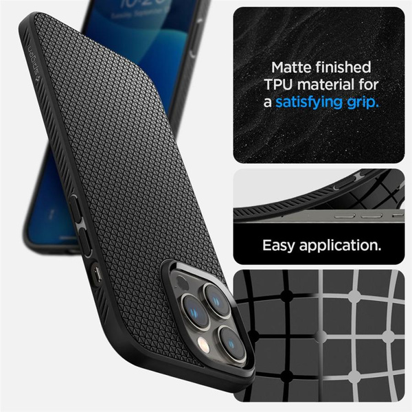 Spigen Liquid Air Case for iPhone 14 Pro Max - Matte Black