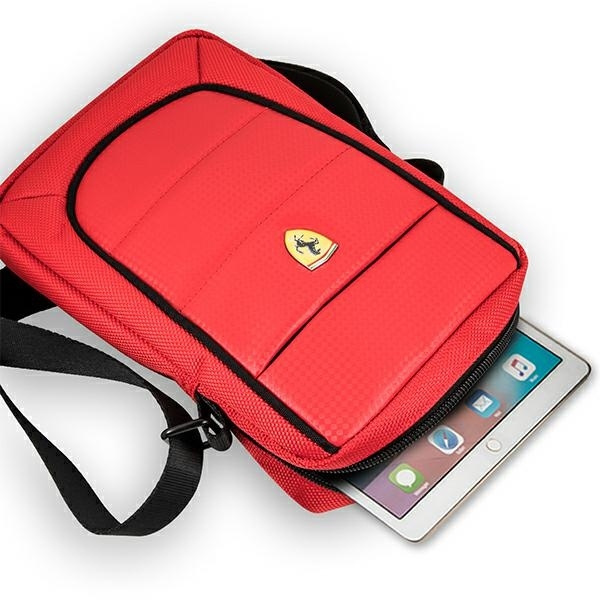 Torba Ferrari On Track Collection na tablet 10" - czerwona