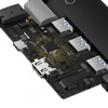 BASEUS LITE SERIES BS-OH018 HUB ADAPTER TYPE-C 5-PORT BLACK