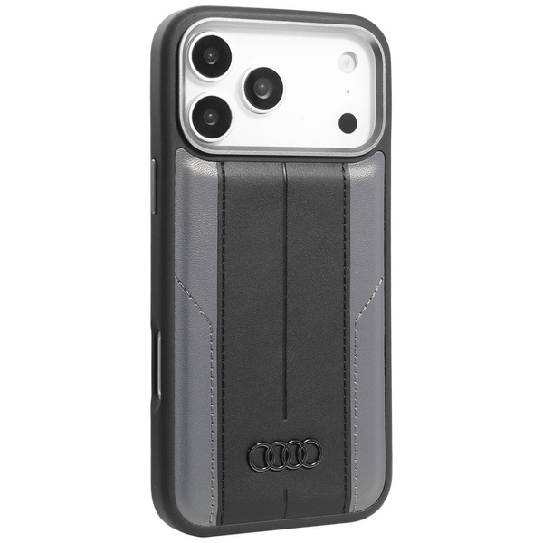 Etui Audi A6 Synthetic Leather MagSafe    do iPhone 17 Pro Max czarny