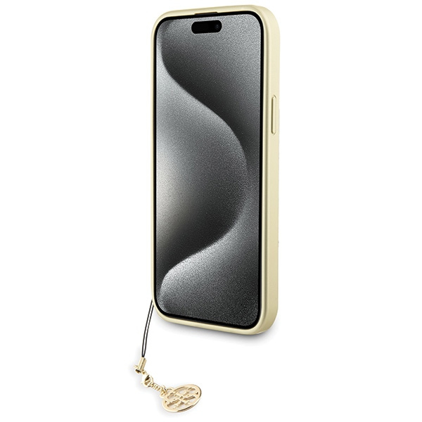 Guess GUHCP15MGF4GGR iPhone 15 Plus/ 14 Plus 6.7" szary/grey hardcase 4G Charms Collection