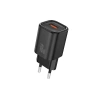FONENG ładowarka sieciowa EU68 18W 1xUSB QC3.0 + kabel USB-C Czarny