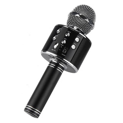 KARAOKE MICROPHONE WITH BLACK SPEAKER