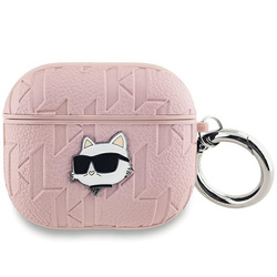 Karl Lagerfeld KLA3PGCHPP AirPods 3 cover różowy/pink Monogram Choupette Head