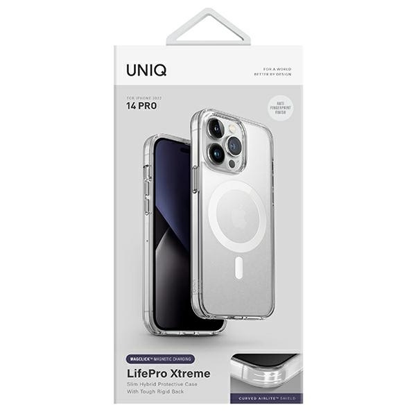 Etui UNIQ LifePro Xtreme Magclick Charging na iPhone 14 Pro - przezroczyste