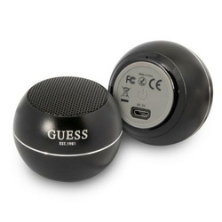 Guess głośnik Bluetooth GUWSALGEKSpeaker mini czarny/black