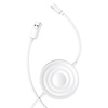 USAMS Ład. indukcyjna US-CC096 10Wz kablem lightning biały/white CC96WH02