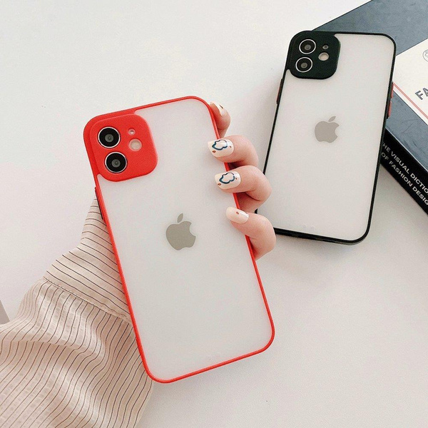 MILKY CASE SILICONE FLEXIBLE TRANSLUCENT CASE FOR SAMSUNG GALAXY S21 5G RED