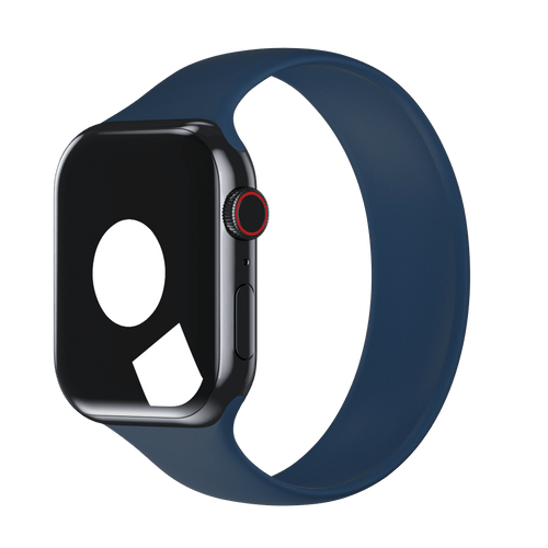 APPLE PASEK APPLE WATCH SOLO LOOP 42/44/45MM ROZMIAR 4 STORM BLUE OTWARTE OPAKOWANIE