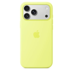 iPhone 17 Pro Max Silicone Case with MagSafe – Neonowy Żółty  MGFM4ZM/A