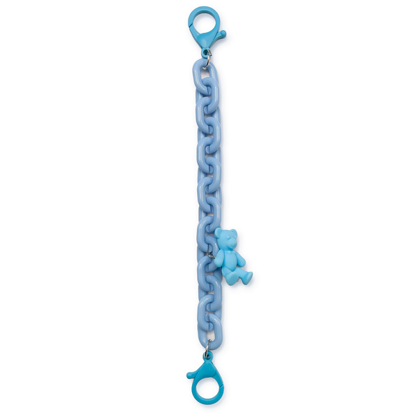 COLOR CHAIN (ROPE) COLORFUL CHAIN PHONE HOLDER PENDANT FOR BACKPACK WALLET BLUE