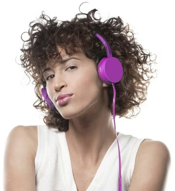 Energy Sistem grape-colored, over-ear headphones with 105 dB microphone, single 3.5 mm jack
