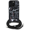 Etui Karl Lagerfeld Crossbody Grained    Pattern & Logo do iPhone 16 Pro Max czarny