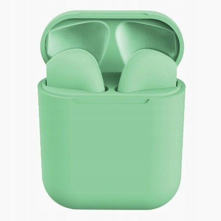 EARPHONES BLUETOOTH TWS I12 GREEN