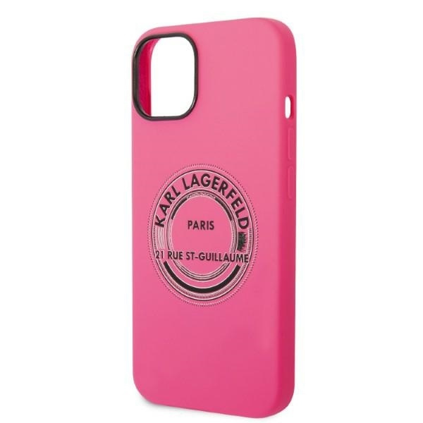 KARL LAGERFELD KLHCP14MSRSRSGRCF IPHONE 14 PLUS / 15 PLUS 6.7 "HARDCASE PINK / PINK SILICONE RSG